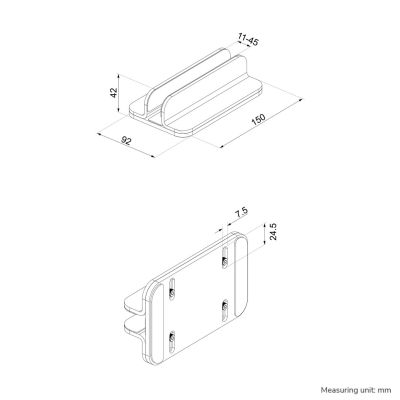 12. Neomounts NSLS300SILVER Laptop Stand Notebook Stand Silver 43.2 cm (17")