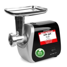 Emerio MG-130207 Meat Grinder 1300W Black, Stainless Steel
