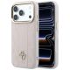 Guess Stripe Peony 4G Logo MagSafe Case for iPhone 17 Pro Max / 18 Pro Max - Pink