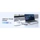 6. Ugreen Multifunctional 5-in-1 HUB USB-C - HDMI 1.4 / 3 x USB-A / USB-C PD 100W CM511 - Gray