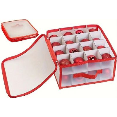 14. CHRISTMAS BAUBLE STORAGE BOX 34X34X17CM