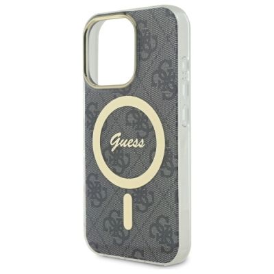 6. Guess IML 4G MagSafe Case for iPhone 16 Pro Max - Black