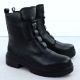 3. Rieker Y3160-00 women's black leather ankle boots