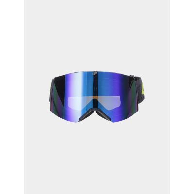 2. Boys' 4F Junior 4FJWAW24AGOGM041-21S Mirrored Ski Goggles