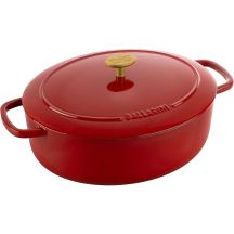 Ballarini Bellamonte Oval Cast Iron Pot - 4.5 ltr, Red