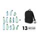2. DICOTA D31696 Backpack Black Polyethylene Terephthalate (PET)