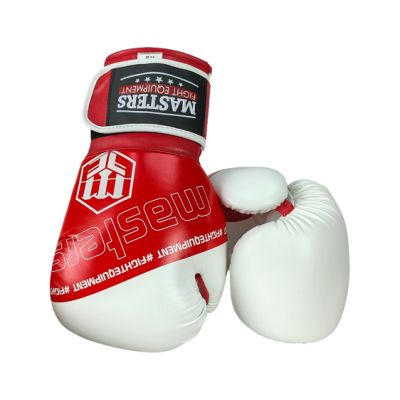 8. RPU-FOLK Boxing Gloves 12 oz White-Red