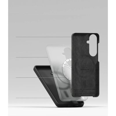 6. Ringke Silicone MagSafe Case for Samsung Galaxy S26 - Black