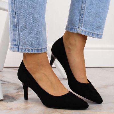 9. Sergio Leone W SK414C black heels