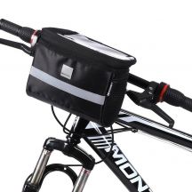 Wozinsky Bicycle Handlebar Bag with Phone Case, 2 l, Black (WBB12BK)