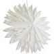 3. DECORATIVE STAR SNOWFLAKE HANGING PAPER 50CM WHITE