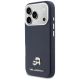 2. Karl Lagerfeld Karl & Choupette Head Pins Saffiano MagSafe Case for iPhone 17 Pro - Blue