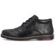 9. Men's comfortable leather ankle boots, insulated, black, Rieker 10504-00