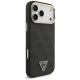 4. Guess 4G Triangle Logo MagSafe Case for iPhone 17 Pro Max - Black and Gold