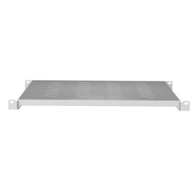 3. Lanberg shelf for 19" 800mm cabinets (1U/ 483 x 500 mm, load capacity up to 25 kg, 4-point mounting)