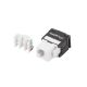 LANBERG tool-free Keystone jack CAT.6 UTP 180°