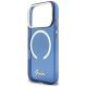 6. Guess IML Script Metal MagSafe Case for iPhone 17 Pro Max - Blue