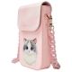 2. Nimmy Big Eyed Pet 2.0 Cat Phone Bag - Pink