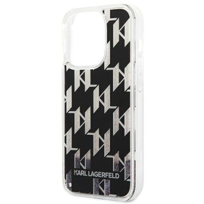 6. Karl Lagerfeld KLHCP14XLMNMK iPhone 14 Pro Max 6.7 "hardcase black / black Liquid Glitter Monogram