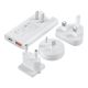 Choetech PD6011 65W GaN Ultra USB-C + USB-A Wall Charger - White