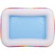 29. FAMILY INFLATABLE POOL RECTANGULAR 2-RING RAINBOW 195x140x47CM 51470