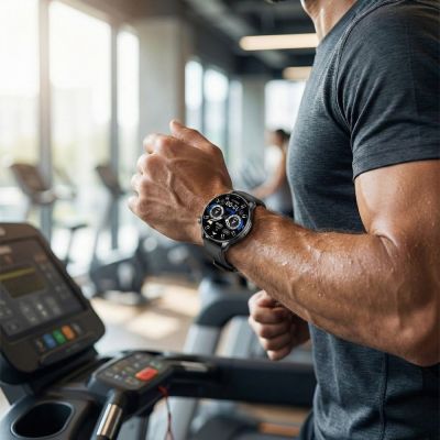 3. Smartwatch Gravity Black 2 Straps GT35-1