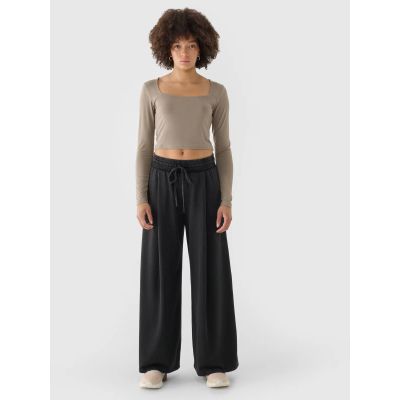 5. Longsleeve slim smooth women's 4F 4FRSS24TLONF499-82S