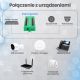 17. Extralink Gigabit PoE Injector 8 Port Active, 8 Gigabit 802.3at/af ports, Mode A