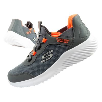 Skechers Bounder Slip-ins Junior Children's Sports Shoes Gray