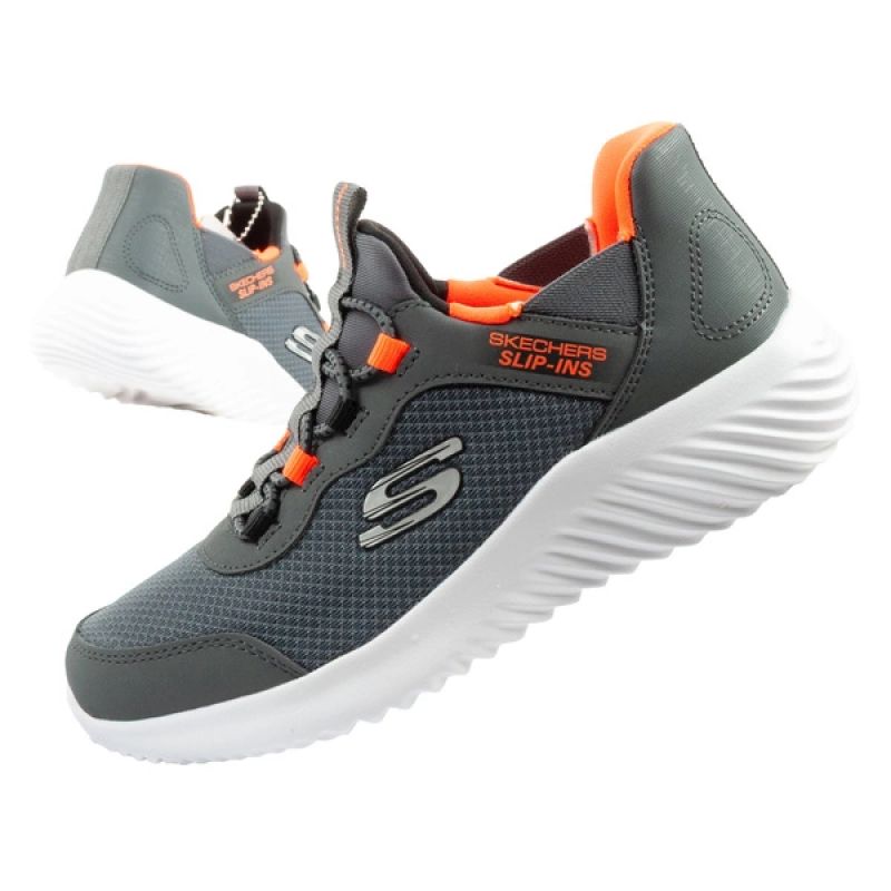 Skechers Bounder Slip-ins Junior Children's Sports Shoes Gray