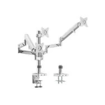 7. LogiLink BP0090 Table Mount 17''-32'' 21KG 3 Monitors Silver