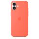 6. Apple iPhone 16 Plus Silicone Case with MagSafe - Tangerine