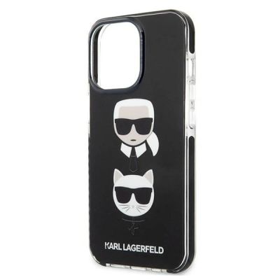 6. Karl Lagerfeld Karl&Choupette Head Case for iPhone 13 Pro / iPhone 13 - Black