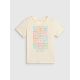5. Girls' regular printed T-shirt 4F 4FJRAW26TTSHF4325-11S