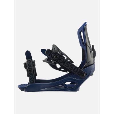 3. ROSSIGNOL BATTLE BLACK/BLUE S/M Snowboard Bindings