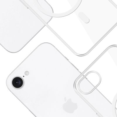 14. 3mk Clear MagCase for Apple iPhone 16E - transparent