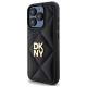 2. DKNY Quilted Stack Logo iPhone 15 Pro Case - Black