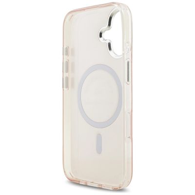 7. Karl Lagerfeld IML Karl RSG Logo MagSafe Case for iPhone 17 - Pink