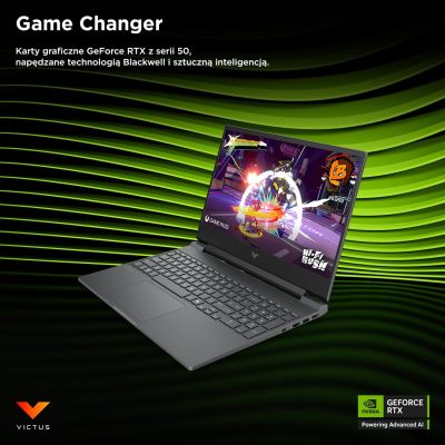 13. HP Victus 15-fb3231nw Ryzen 7 7445HS 15.6"FHD IPS 144Hz 300nits AG 16GB DDR5 5600 SSD512 RTX4050_6GB Cam 720p 70Wh Win11 Gray 2Y