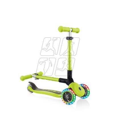 15. 3-wheel scooter Globber Foldable Lights Lime Green Jr 437-106