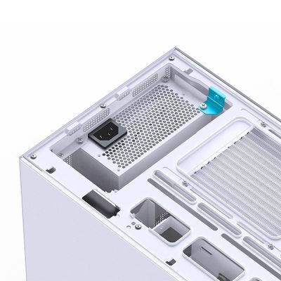 18. Jonsbo D32 STD PC Case, White, Mini Case, mATX, Tempered Glass – White
