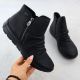 9. Women’s Black Waterproof Leather Ankle Boots – Rieker Z0056-00