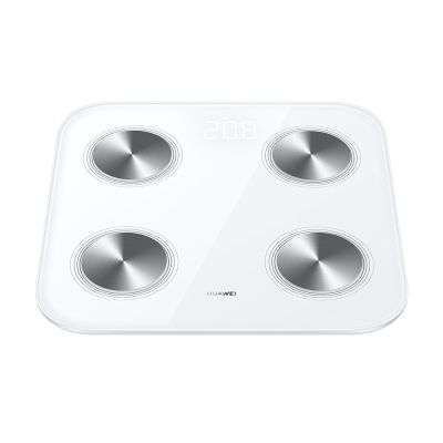 3. Huawei 55026228 Square White Electronic Personal Scale