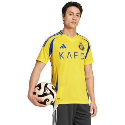 6. adidas Al Nassr FC 24/25 Ronaldo Home Men's Jersey, Yellow, JP0459