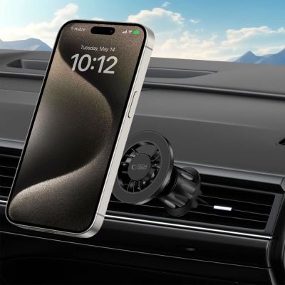 10. Tech-Protect N56 Magnetic MafSafe Car Holder CD Slot Mount - Black