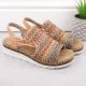 7. Comfortable Rieker W RKR669 multicolor sandals