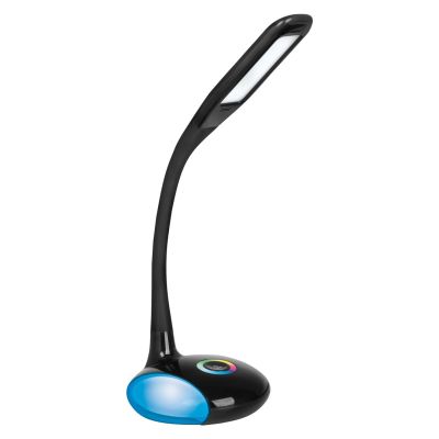 6. Modern multi-color RGB LED desk lamp Activejet VENUS RGB black with night light function