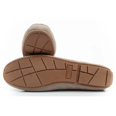 9. Wrangler men's shoes Maifield Suede moccasins, natural leather, beige