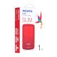 6. ADATA HV300 External HDD Drive (1TB; 2.5"; USB 3.2; Red)