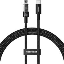 Baseus Gem USB C-IP Cable 20W 1m (Black)